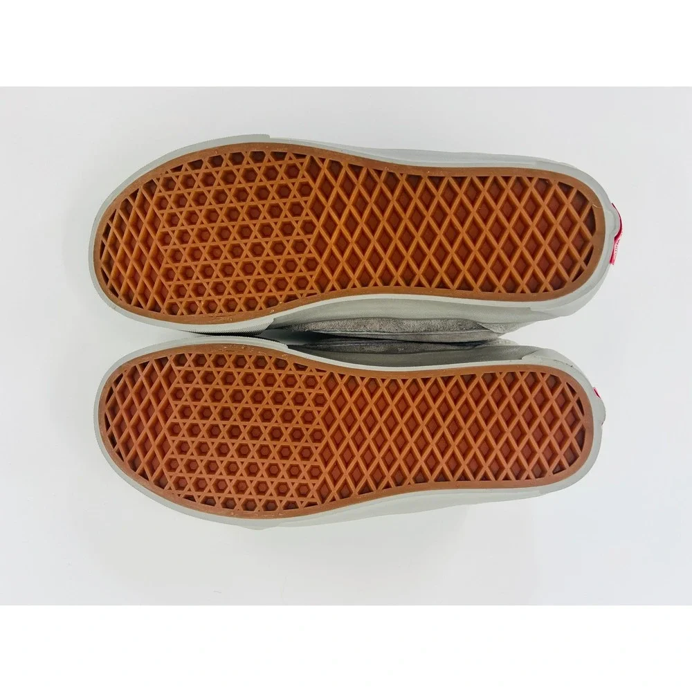 Vans Knu Skool Mens 7.5/ Womens 9 Grey Cordura Water Repellent Suede Skate Shoes